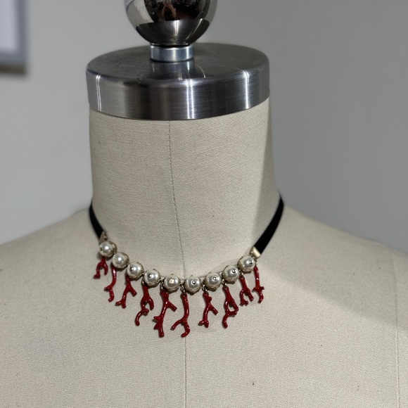 dior red pearls necklace corals - Picture 4 of 7
